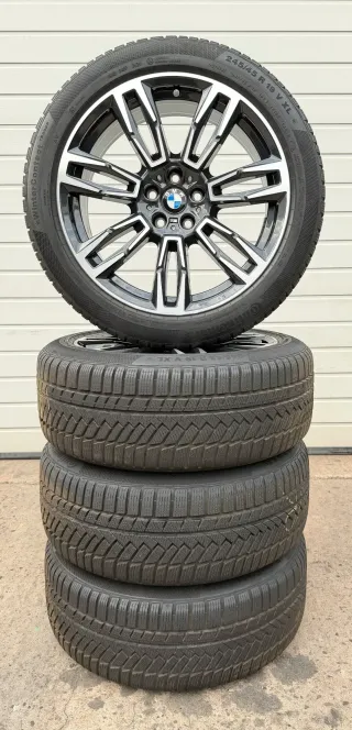 4x Original BMW 5er I5 G60 G61 19 Zoll Winterräder Doppelspeiche M935 DOT24 7-8mm - Bild 6
