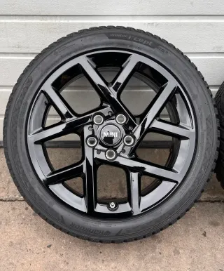 4x Original Mini F65 F66 F67 17 Zoll Winterräder JCW Sprint Spoke 957 5A3E638 DOT24 NEU - Bild 5