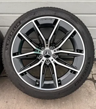 4x Original Mercedes E53 AMG W214 S214 20 Zoll Winterräder A2144011100 A2144011200 DOT23 6-7mm - Bild 2