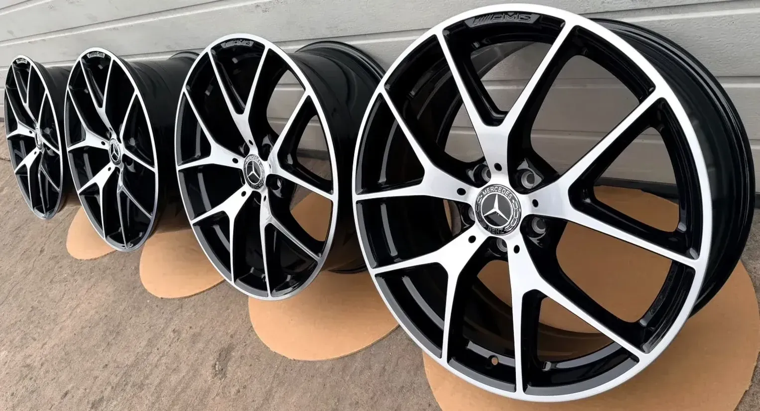 4x Original Mercedes E Klasse S213 X213 All Terrain 20 Zoll AMG Alufelgen A2534015500-6500 NEU - Bild 1
