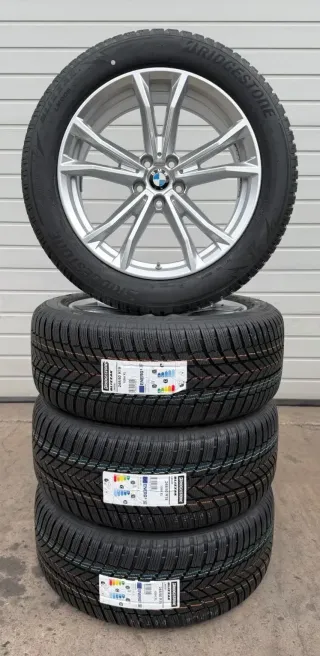 4x Original BMW 7er G70 i7 X3 G45 19 Zoll Winterräder Doppelspeiche 903 DOT26 NEU - Bild 7