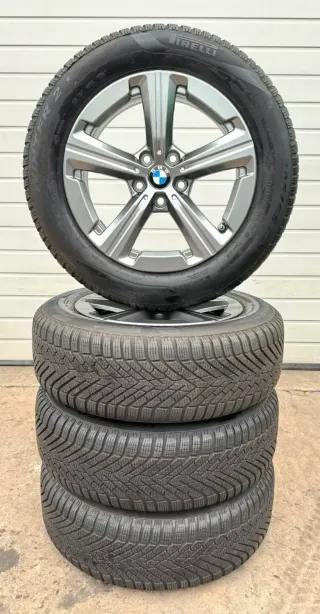4x Original BMW X1 iX1 U11 X2 U10 17 Zoll Winterräder Sternspeiche 875 6898044 DOT22/24 7mm - Bild 6