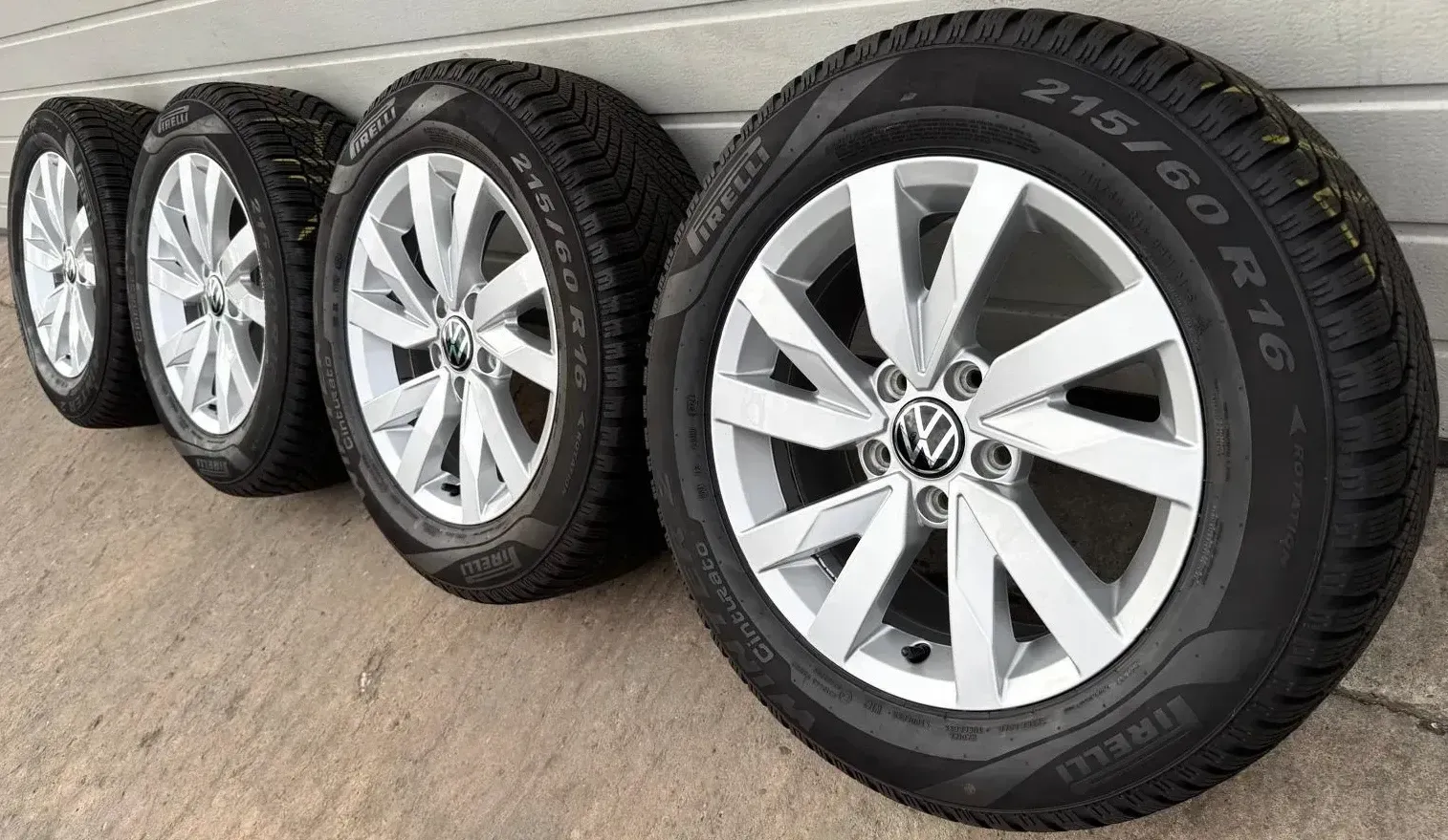 4x Original VW Passat 3G B8 16 Zoll Winterräder Aragon 3G0601025BJ DOT24 6-8mm - Bild 1