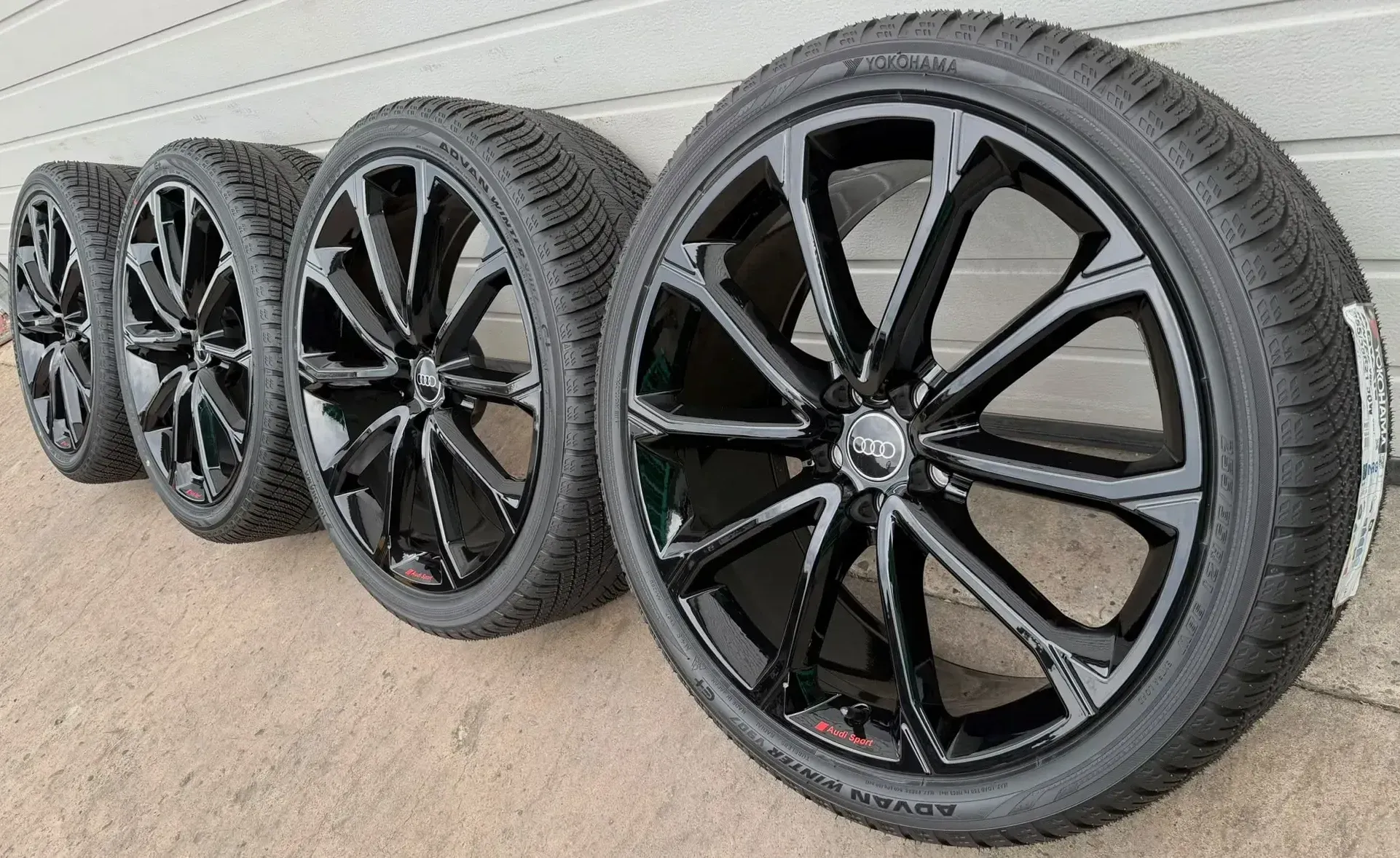 4x Original Audi RSQ3 F3 21 Zoll Winterräder Polygon 83A601025AG Alufelgen DOT25 NEU - Bild 1