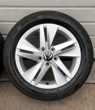 4x Original VW Golf VIII 5H 16 Zoll Winterräder Norfolk 5H0601025 Alufelgen DOT20 Demo - Bild 2