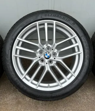 4x Original BMW 5er & I5 G60 G61 19 Zoll Winterräder Dreifachspeiche 933  DOT21 8mm - Bild 3
