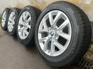 4x Original BMW X1 F48 X2 F39 17 Zoll Winterräder Y Speiche 574 6856076 DOT17 6-7mm - Bild 1