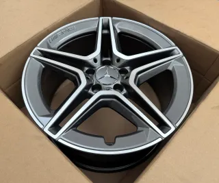 1x Original Mercedes C Klasse W205 A205 C205 S205 18 Zoll AMG Alufelge A2054019600 8,5Jx18 ET49 HA - Bild 2