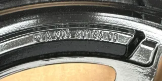 4x Original Mercedes C Klasse W206 S206 Hybrid 18 Zoll AMG Alufelgen A2064017600 / 6600 - Bild 9