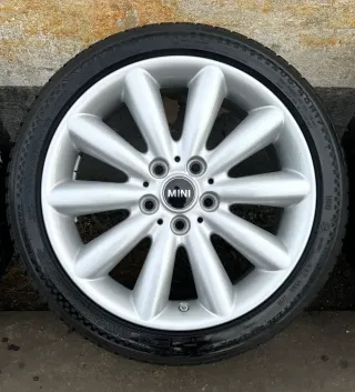 4x Original Mini Cooper S 17 Zoll Winterräder Cosmos Spoke 499 Runflat DOT18 7-8mm - Bild 3