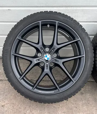 4x Original BMW 1er F40 2er GranCoupe F44 18 Zoll Winterräder Y Speiche M554 DOT21 7-8mm - Bild 5