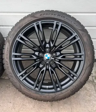 4x Original BMW M2 G87 M3 G80 G81 M4 G82 G83 19 Zoll Winterräder Doppelspeiche M829 DOT22 RDK - Bild 2