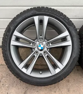 4x Original BMW 3/4er F30 F31 F32 F36 18 Zoll Winterräder Doppelspeiche 397 RSC DOT24 7-8mm - Bild 5
