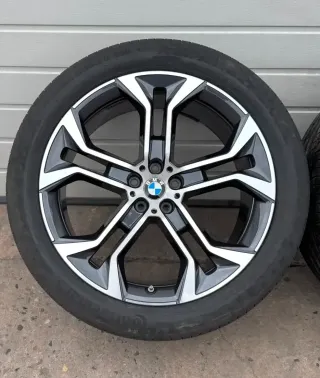 4x Original BMW X5 G05 X6 G06 21 Zoll Sommerräder Y Speiche 744 6883761/62 RSC DOT23 NEU - Bild 5