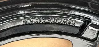 4x Original Mercedes C Klasse W206 S206 Hybrid 18 Zoll AMG Alufelgen A2064017600 / 6600 - Bild 7