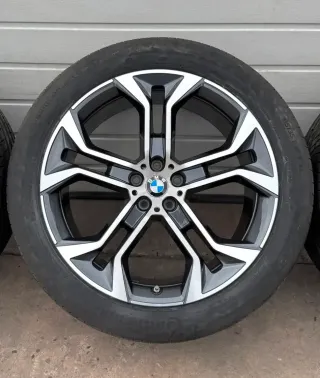 4x Original BMW X5 G05 X6 G06 21 Zoll Sommerräder Y Speiche 744 6883761/62 RSC DOT23 NEU - Bild 4