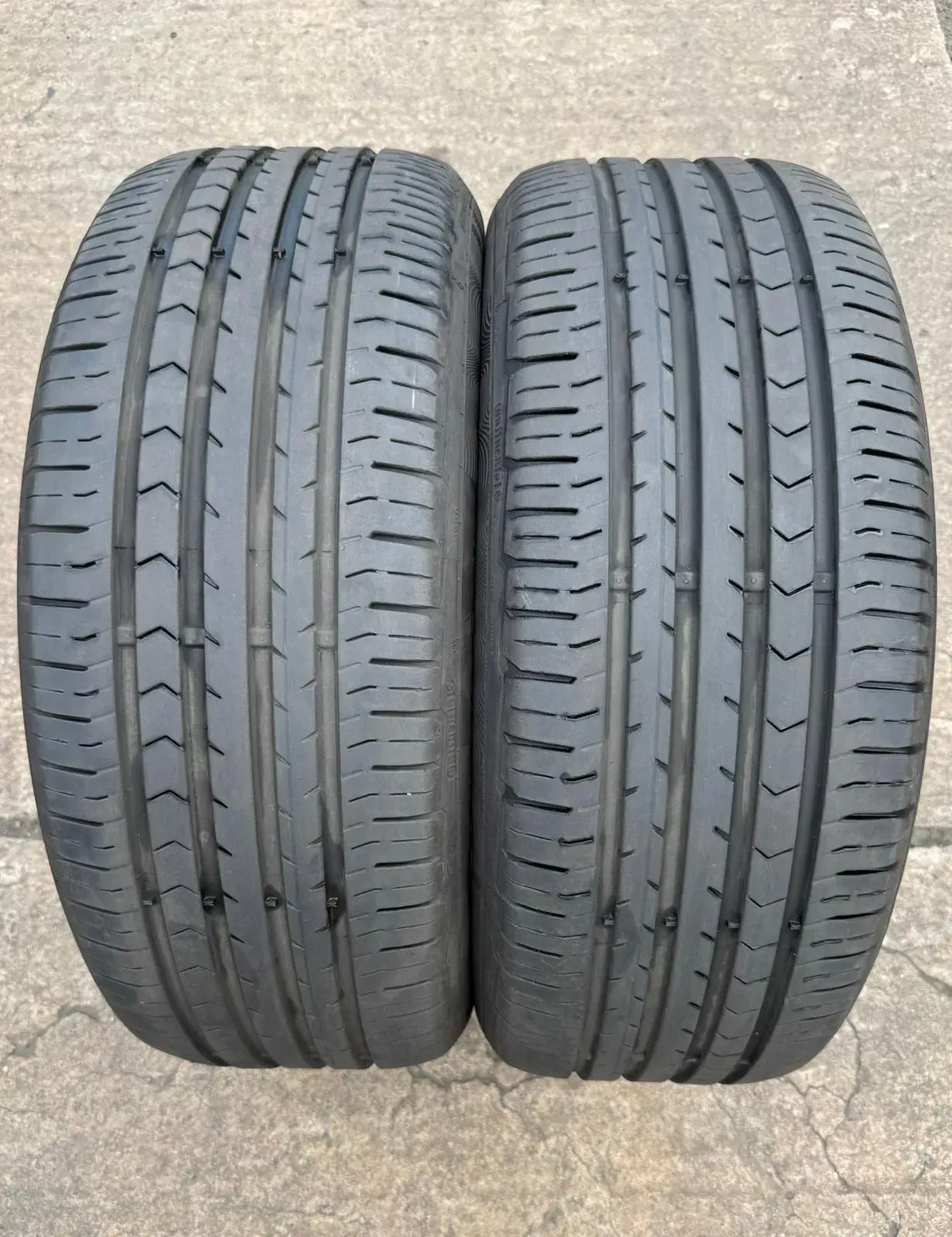 2x Sommerreifen 225/55 R17 97Y Continental Conti Premium Contact 5 MO * DOT19 5,2-6mm - Bild 1