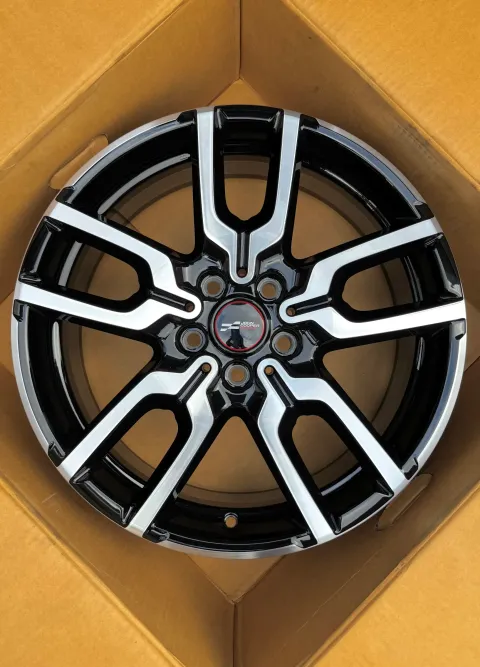 Background image for 1x Original Mini Cooper F65 F66 F67 C S JCW 18 Zoll Alufelge JCW Lap Spoke 960 5A3E641 7JX18 ET47 NEU