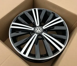 1x Original VW Tiguan 5N AD1 & Allspace 18 Zoll Alufelge Nizza 5NA601025AB 7,0JX18 ET43 Black - Bild 2