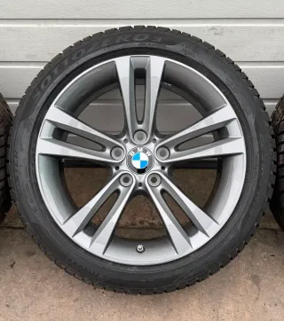 4x Original BMW 3/4er F30 F31 F32 F36 18 Zoll Winterräder Doppelspeiche 397 RSC DOT24 7-8mm - Bild 4
