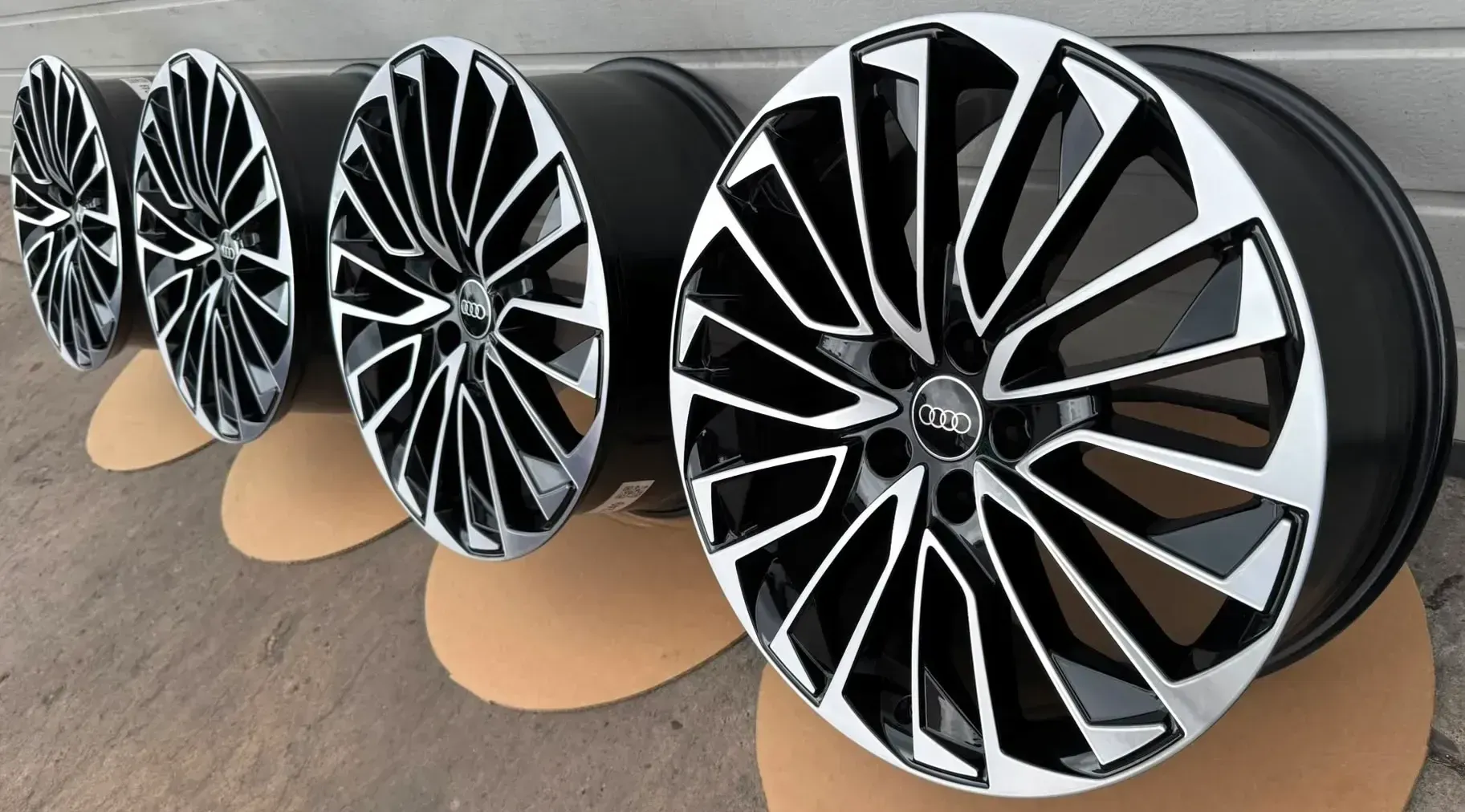 4x Original Audi A6 S6 4K C8 19 Zoll Alufelgen S Line 4K0601025BD 8,5JX19 ET40 NEU - Bild 1