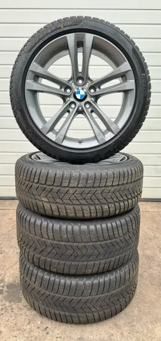 4x Original BMW 3/4er F30 F31 F32 F36 18 Zoll Winterräder Doppelspeiche 397 RSC DOT24 7-8mm - Bild 6