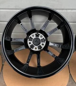 4x Original Mercedes C450 C43 AMG W205 19 Zoll Alufelgen A2054014900 A2054016500 NEU - Bild 6