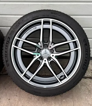 4x Original Mercedes SL AMG 43 55 63 R232 20 Zoll Winterräder A2324012100 A2324012200 DOT23 7-7,4mm - Bild 2