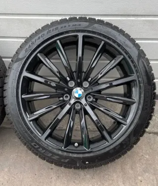 4x Original BMW 5er G30 G31 19 Zoll Winterräder Vielspeiche 633 6863419 DOT24 NEU - Bild 2