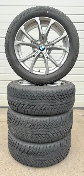4x Original BMW 2er G42 3er G20 G21 4er G22 G23 17 Zoll Winterräder V-Speiche 776 DOT23 7-8mm - Bild 6