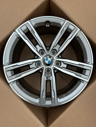 1x Original BMW 1er F40 2er Gran Coupé F44 17 Zoll Alufelge Doppelspeiche M550 7849122 7,5Jx17 ET54 NEU - Bild 1