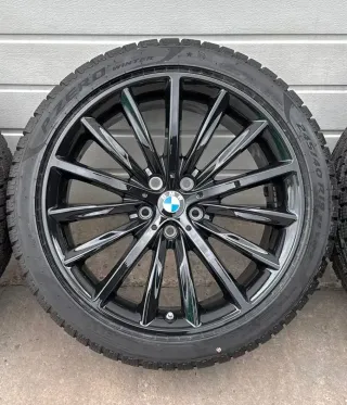 4x Original BMW 5er G30 G31 19 Zoll Winterräder Vielspeiche 633 6863419 DOT24 NEU - Bild 3