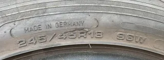 2x Sommerreifen 245/45 R18 96W Goodyear Eagle F1 Asymmetric 3 DOT22 7,3-7,9mm - Bild 3