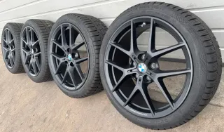 4x Original BMW 1er F40 2er GranCoupe F44 18 Zoll Winterräder Y Speiche M554 DOT21 7-8mm - Bild 1