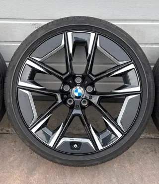 4x Original BMW 5er G30 G31 20 Zoll Sommerräder Aerodynamik 1001i 6895212 6895213 DOT23 - Bild 4