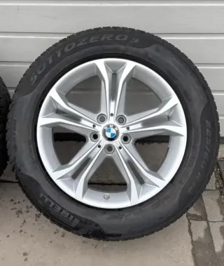 4x Original BMW X3 G01 X4 G02 18 Zoll Winterräder Doppelspeiche 688 DOT22 RDK 6,3-7,4mm - Bild 2