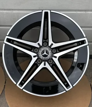 4x Original Mercedes C Klasse W206 S206 Hybrid 18 Zoll AMG Alufelgen A2064017600 / 6600 - Bild 4