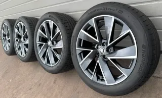 4x Original Skoda Enyaq IV 5A Elroq PYL 20 Zoll Sommerräder Vega 5LA601025DC -DE DOT26 NEU - Bild 1
