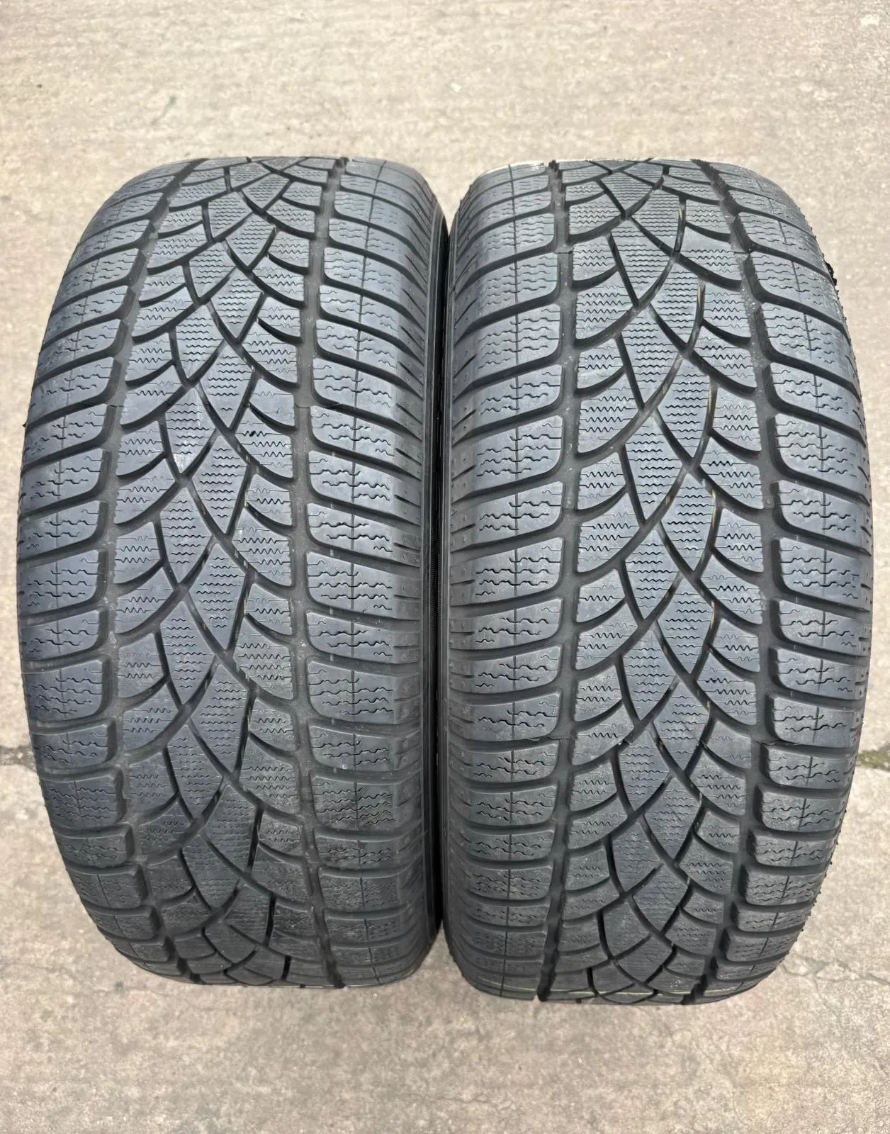 2x Winterreifen 225/55 R17 97H Dunlop SP Winter Sport 3D DSST RSC * DOT19 6,7-7,2mm - Bild 1