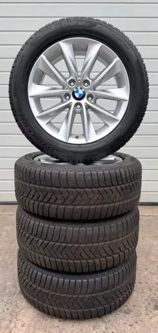 4x Original BMW X3 F25 X4 F26 18 Zoll Winterräder V-Speiche 307 6787578 Runflat DOT19 6,1-6,7mm - Bild 6