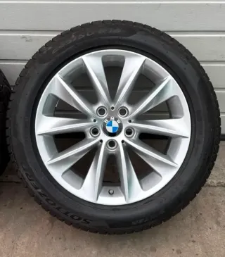 4x Original BMW X3 F25 X4 F26 18 Zoll Winterräder V-Speiche 307 6787578 Runflat DOT19 6,1-6,7mm - Bild 2