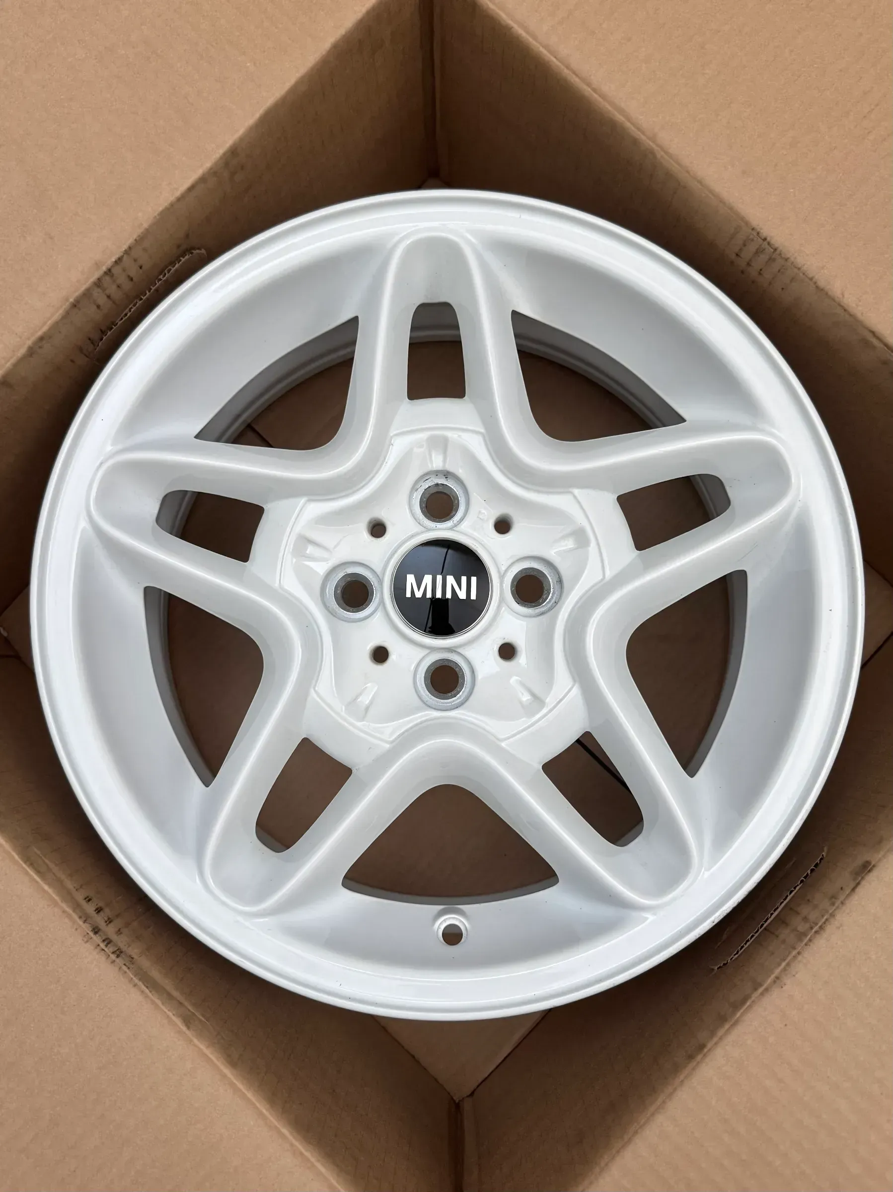 1x Original Mini R50 R52 R53 R55 R56 R57 16 Zoll Alufelge S-Winder Spoke 102 6769408 - Bild 1