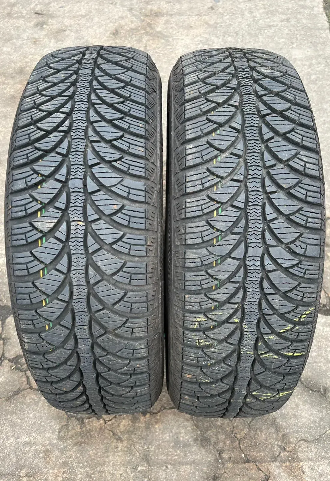 2x Winterreifen 185/55 R15 82T Fulda Kristall Montero 3 DOT21 7,6-8mm - Bild 1