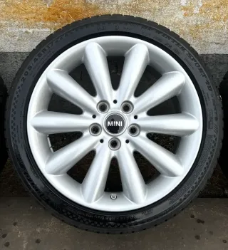 4x Original Mini Cooper S 17 Zoll Winterräder Cosmos Spoke 499 Runflat DOT18 7-8mm - Bild 4