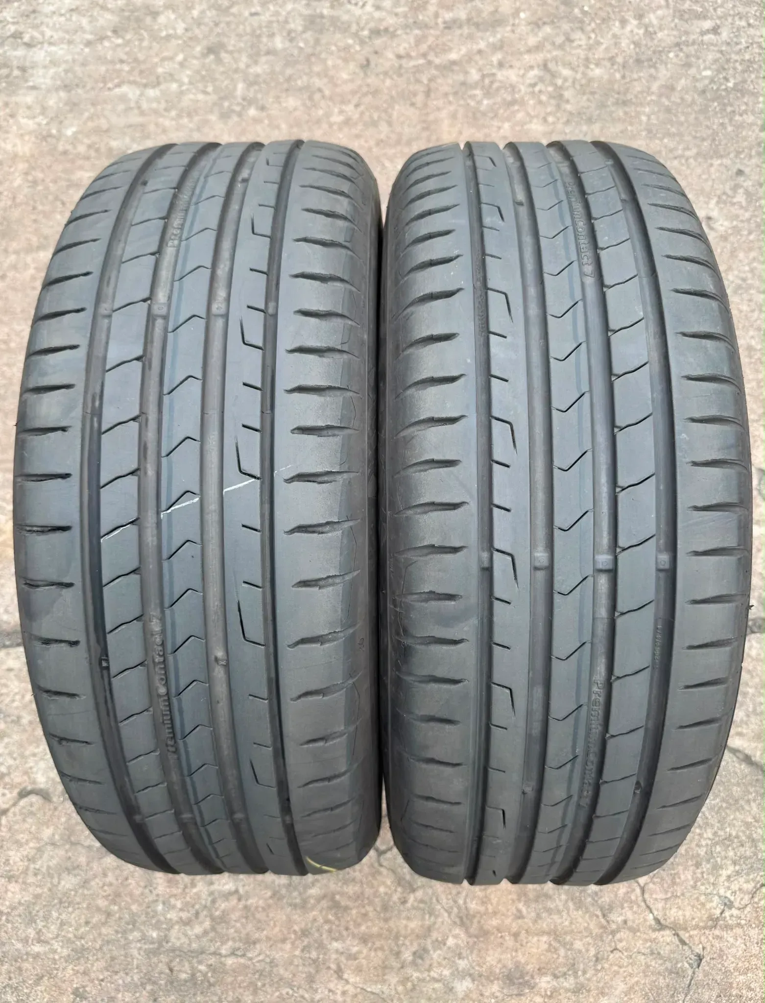 2x Sommerreifen 205/55 R16 91V Continental Premium Contact 7 EV DOT23 6,4-6,9mm - Bild 1