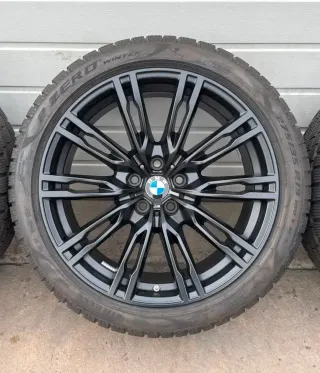 4x Original BMW M2 G87 M3 G80 G81 M4 G82 G83 19 Zoll Winterräder Doppelspeiche M829 DOT22 RDK - Bild 4