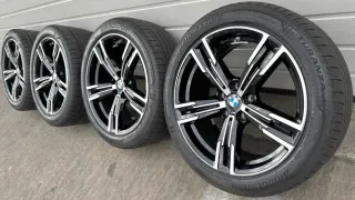 4x Original BMW 3er G20 G21 4er G22 G23 18 Zoll Sommerräder Doppelspeiche M848 DOT23 6mm - Bild 1