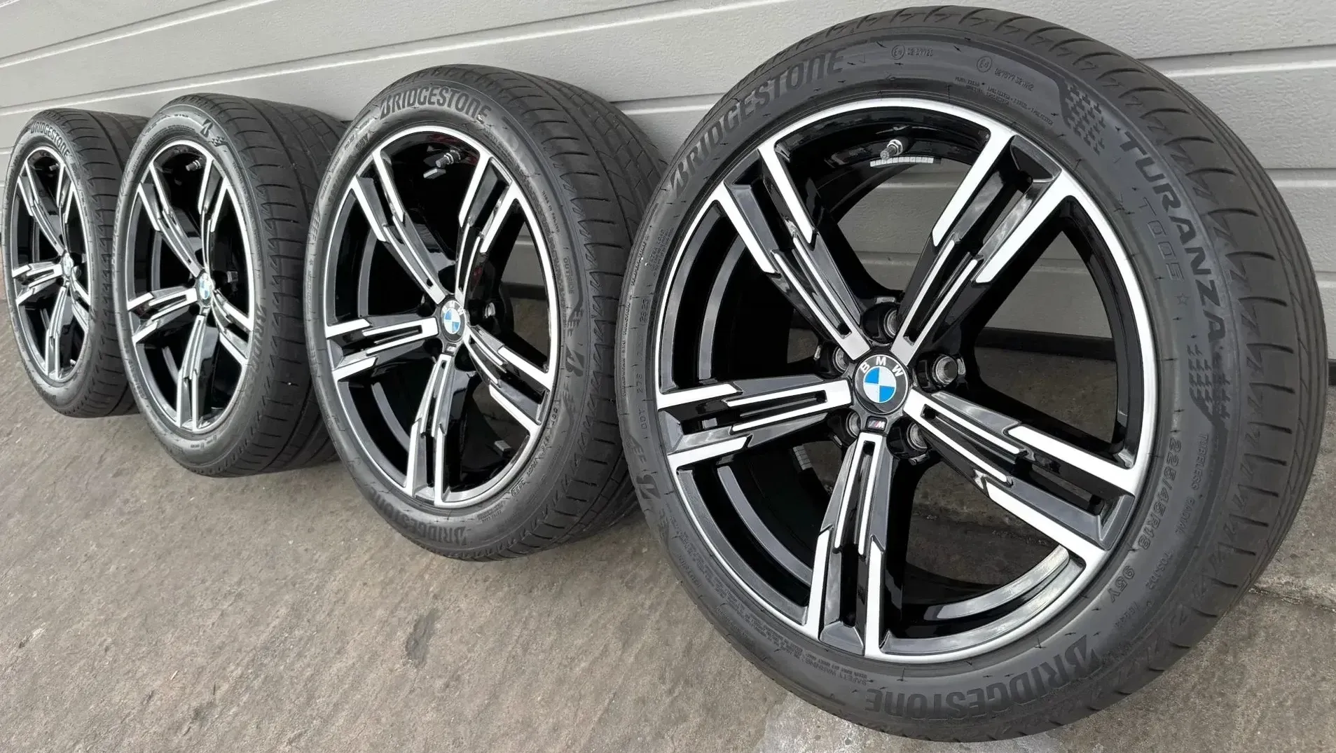 4x Original BMW 3er G20 G21 4er G22 G23 18 Zoll Sommerräder Doppelspeiche M848 DOT23 6mm - Bild 1
