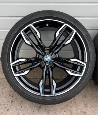 4x Original BMW X3 G01 X4 G02 21 Zoll Sommerräder Doppelspeiche M718 RSC DOT23 RDK 6-7mm - Bild 5