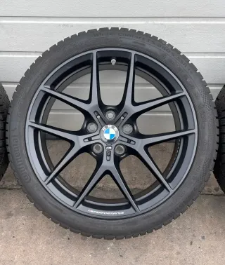 4x Original BMW 1er F40 2er GranCoupe F44 18 Zoll Winterräder Y Speiche M554 DOT21 7-8mm - Bild 3